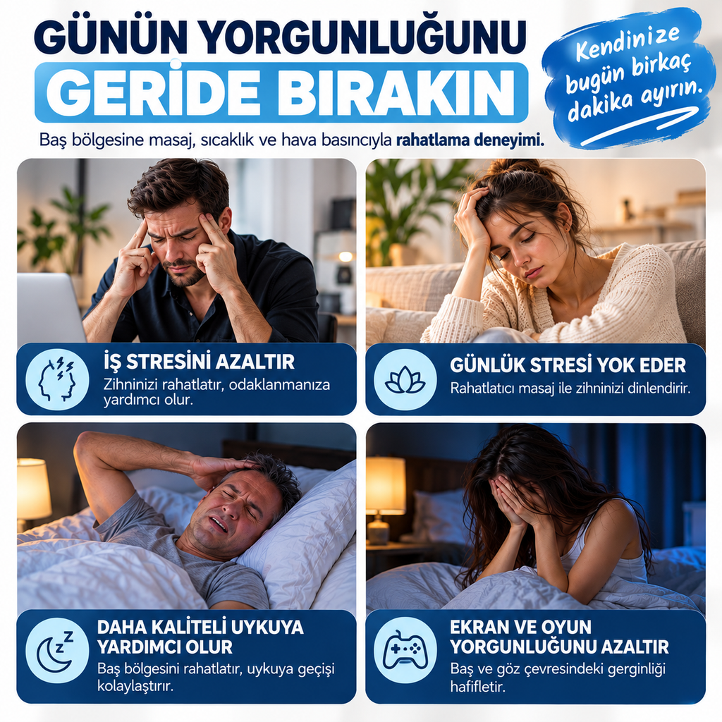 Akıllı Baş Masaj Cihazı